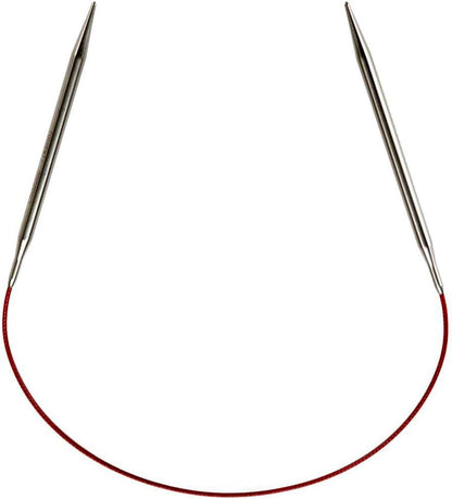 チャオグー（ChiaoGoo）ニットレッド（Knit Red）23cm 固定式ミニ輪針 靴下編み拡大