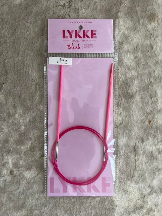 リッケ ブラッシュ LYKKE Blush 木製固定輪針 80cm パッケージ