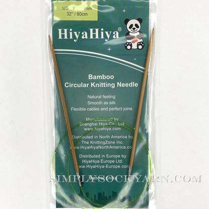 ヒヤヒヤ バンブー（HiyaHiya Bamboo）80cm 固定式輪針 パッケージ