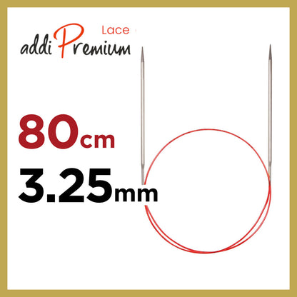 アディ プレミアムレース addi Premium Lace 80cm 輪針3.25mm