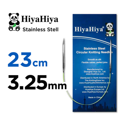 ヒヤヒヤ HiyaHiya スチール 固定式ミニ輪針 23cm 3.25mm