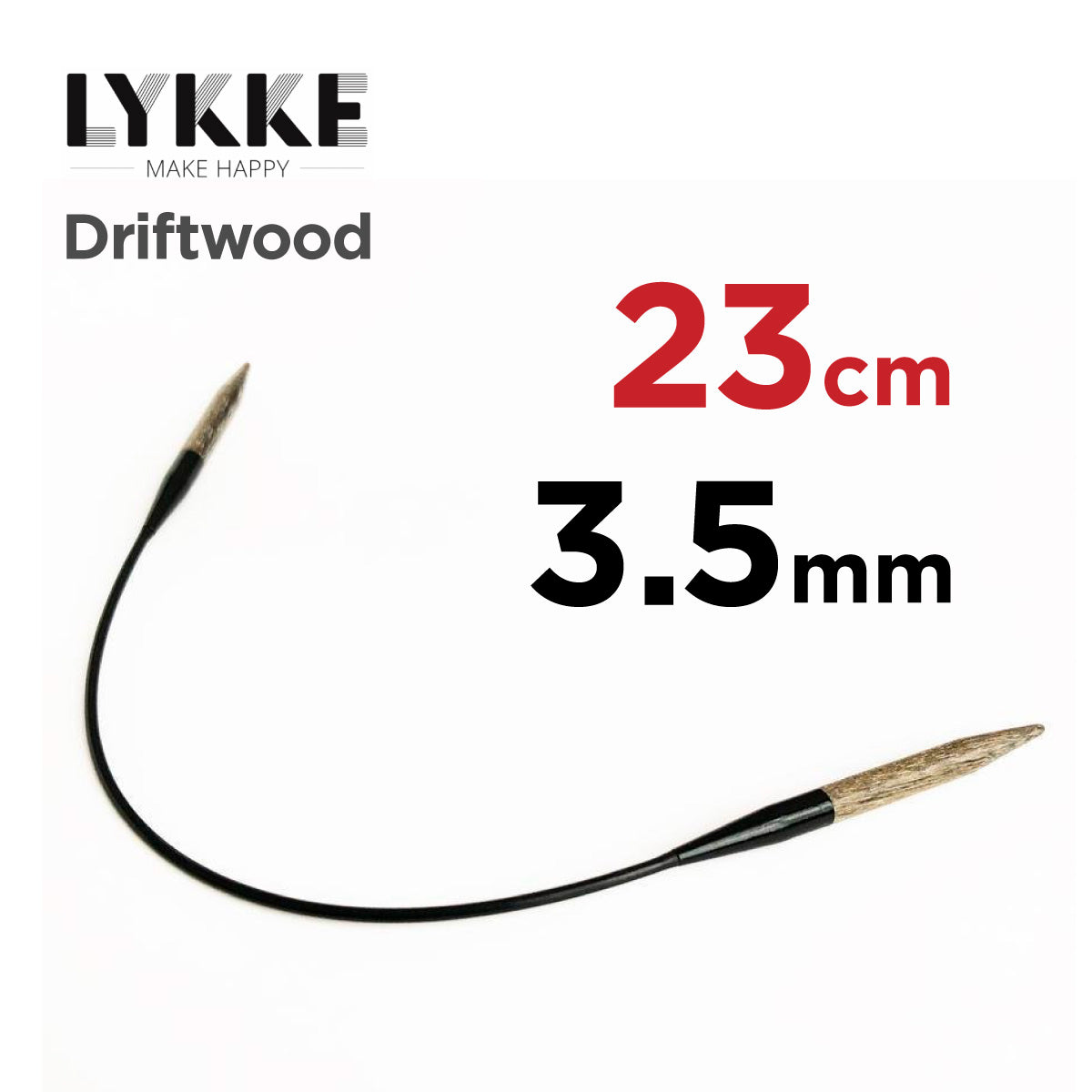リッケ ドリフトウッド 23cm 固定式ミニ輪針3.5mm