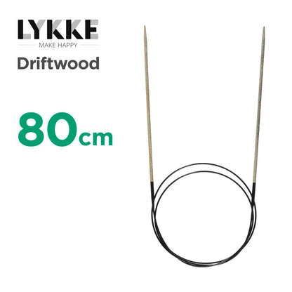 リッケ ドリフトウッド 80cm 固定式輪針 LYKKE Driftwood（木製輪針）