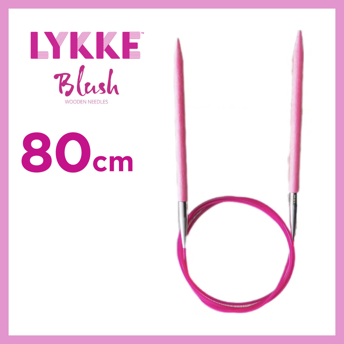 リッケ ブラッシュ LYKKE Blush 木製 輪針 80cm サムネイル