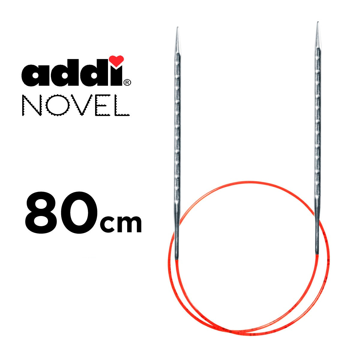 アディ ノベルレース addi Novel Lace 輪針 80cm マジックループ メタル輪針 編み針