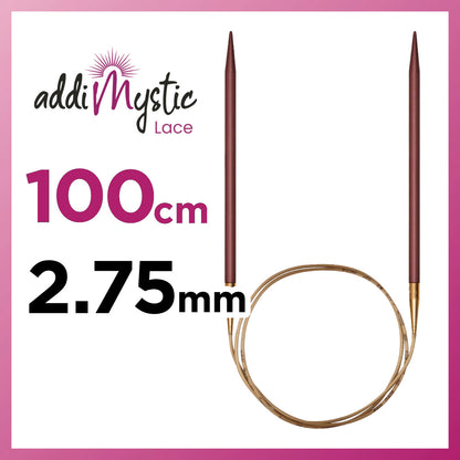 アディ ミスティック 100cm 2.75mm メタル輪針の商品画像