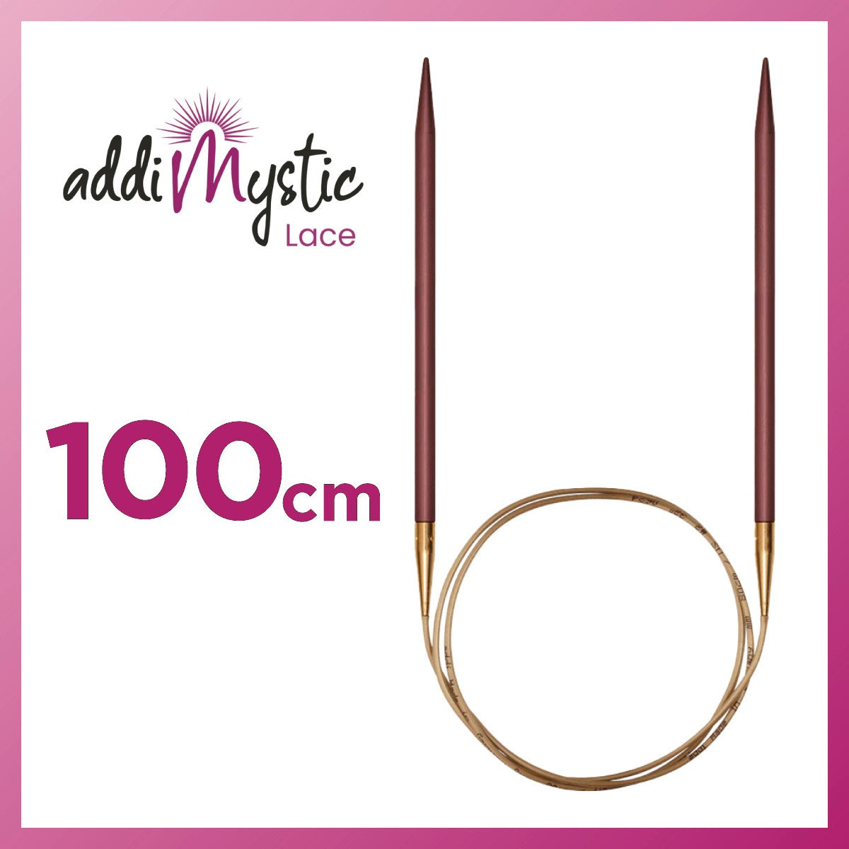 アディ ミスティック 100cm (addi Mystic) メタル輪針 | 細針 マジックループ