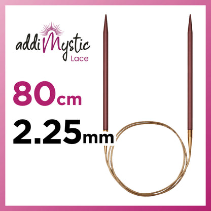 アディ ミスティック addi Mystic 輪針 80cm 2.25mm メタル輪針