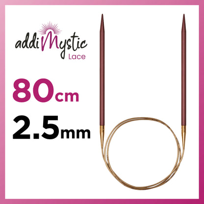 アディ ミスティック addi Mystic 輪針 80cm 2.5mm メタル輪針