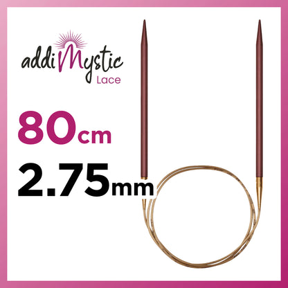 アディ ミスティック addi Mystic 輪針 80cm 2.75mm メタル輪針