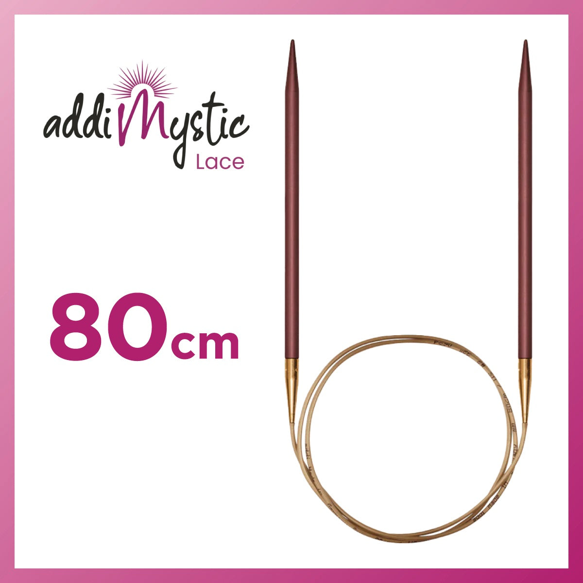 アディ ミスティック addi Mystic 輪針 80cm メタル輪針　サムネイル