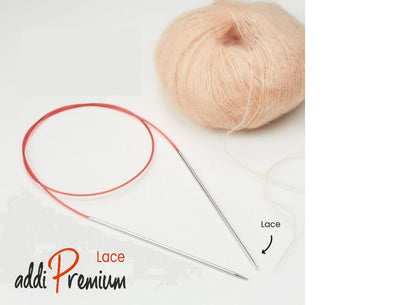 アディ プレミアムレース addi Premium Lace 80cm 輪針 レース針先説明