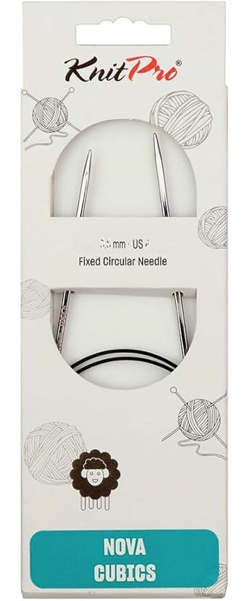 ニットプロ KnitPro ノヴァキュービックス NOVA CUBICS 輪針 80cm 金属 四角 マジックループ 編み針 パッケージ画像