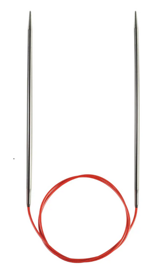 チャオグー レッドレース（ChiaoGoo Red Lace）80cm 固定式メタル輪針本体