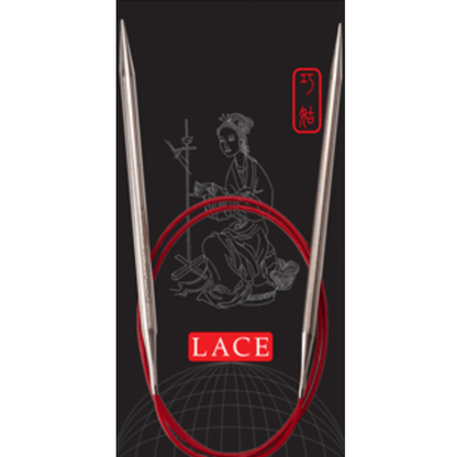 チャオグー レッドレース（ChiaoGoo Red Lace）80cm 固定式メタル輪針パッケージ