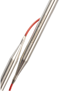 チャオグー レッドレース（ChiaoGoo Red Lace）80cm 固定式メタル輪針つなぎ目印字